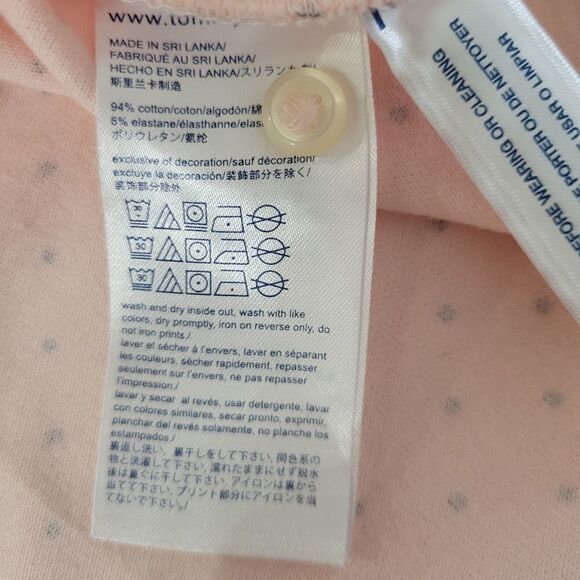 Tommy Hilfiger Classic Fit Pink Dotted Women's Polo - Picture 12 of 15